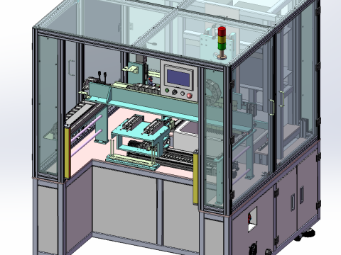 Sensör algılama ekipmanı SolidWorks 3D 3D Model