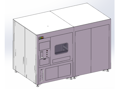 Тестування очищення скребком і проект зберігання SolidWorks 3D 3D Модель