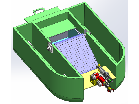 Barco de colección Lotus Leaf SolidWorks modelo 3d Modelo 3D