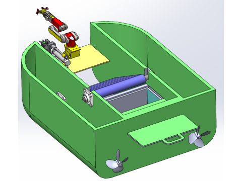 Barco de colección Lotus Leaf SolidWorks modelo 3d Modelo 3D