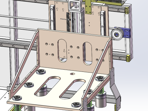 Horizontale Transfer- und Greifmaschine SolidWorks 3D 3D Modell