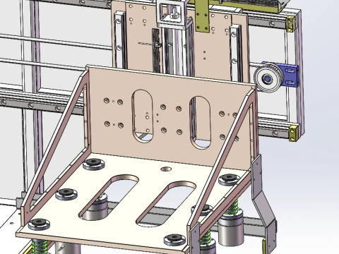 Horizontal Transfer and Grasping Machine SolidWorks 3D 3D Model