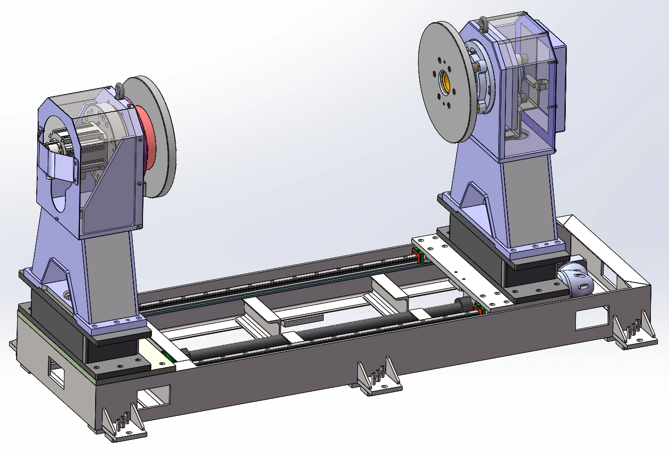 Robot Welding Positioner SolidWorks 3D 3D Model .c4d .max .obj .3ds .fbx .stl .blend