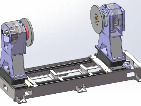 로봇 용접 포지셔너 SolidWorks 3D 3D 모델