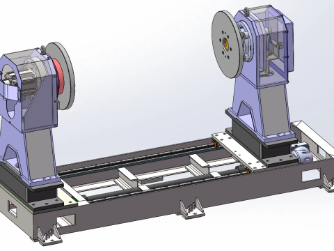 Robot Welding Positioner SolidWorks 3D 3D Model