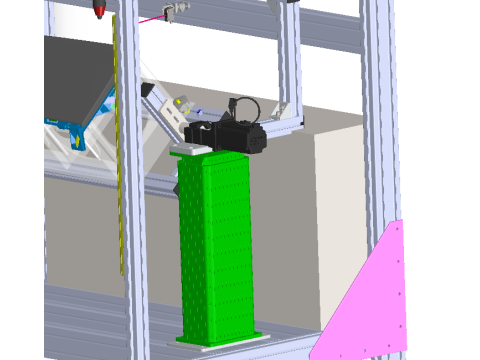 Assemblage- en testwerkstation voor handschoenenkastjes voor auto's SolidWorks 3D 3D Model