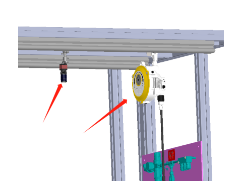 Assemblage- en testwerkstation voor handschoenenkastjes voor auto's SolidWorks 3D 3D Model