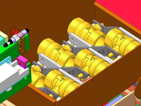 Ball valve automatic boxing machine SolidWorks 3D 3D Model