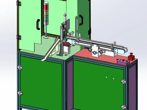 切割机SolidWorks 3D 3D 模型