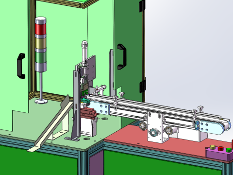 Різальна машина SolidWorks 3D 3D Модель