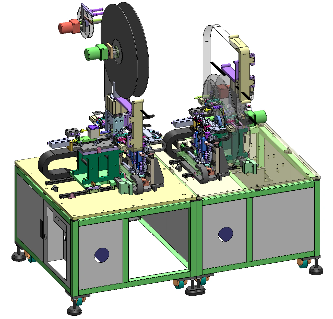 Cylinder automation assembly production equipment SolidWorks 3D 3D Model .c4d .max .obj .3ds .fbx .stl .blend