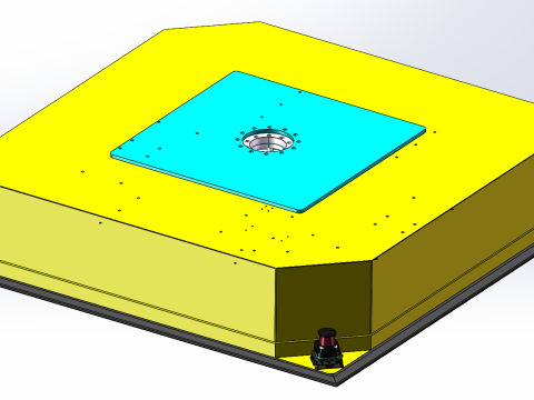 Çok Yönlü Gizli Yükleme AGV SolidWorks 3D 3D Model