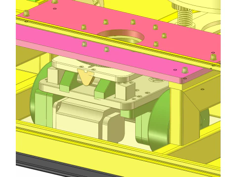 Omnidirectional Hidden Top up AGV SolidWorks 3D 3D Model