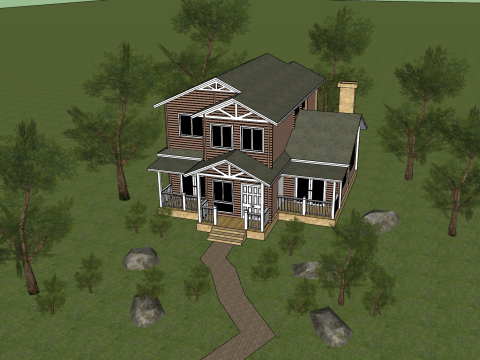 Modelo Villa SU Modelo 3D