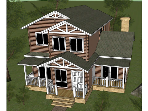 Villa SU model 3D Model