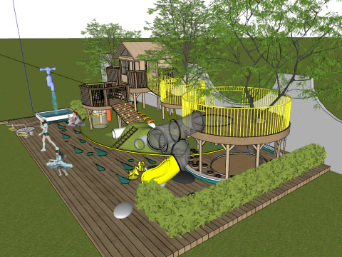 Childrens treehouse model 3D Model