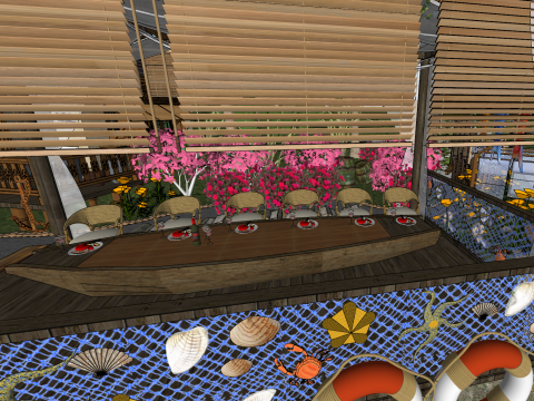 Southeast Asian Homestay SU Model 3D Model