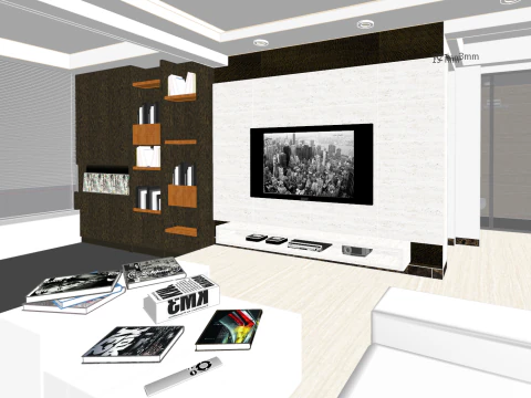 Full-Scope Design and Space Planning for a Two-Bedroom Unit 3D Model