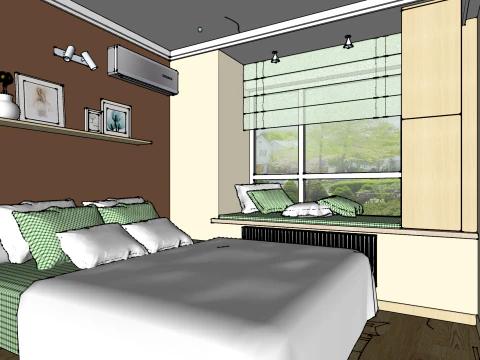 Two room customization 3D Model