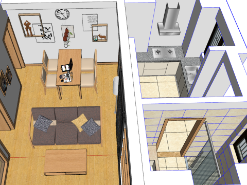 Mallette complète deux pièces Modèle 3D