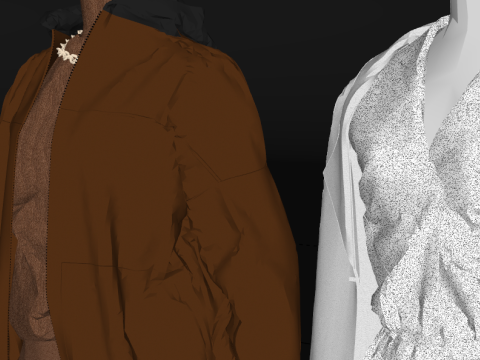 Wysokiej jakości manekin SU dla mody damskiej Model 3D