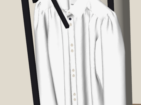 用于女性时装展示的商业级 SU 模特 3D 模型