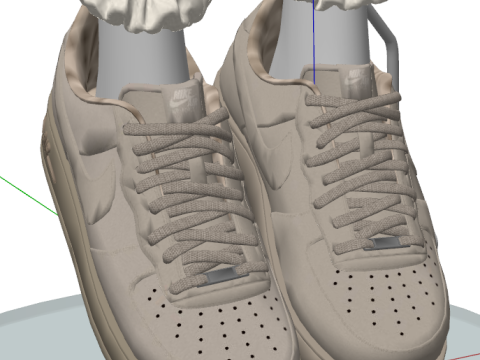 Minimalistische Mode-Display-Kollektion 3D Modell