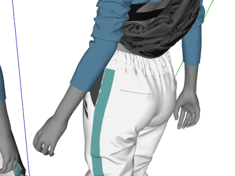 Small Fashion Boutique Full Case Model 3D Model