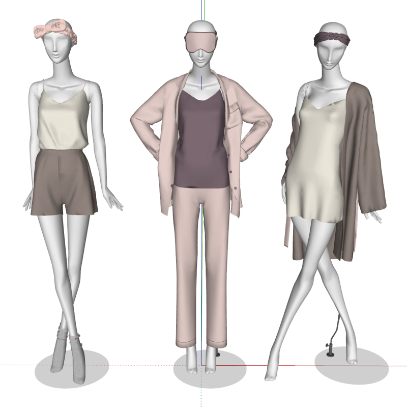 Clothing Store Supplies - Female Mannequin for Display 3D Model .c4d .max .obj .3ds .fbx .stl .blend 