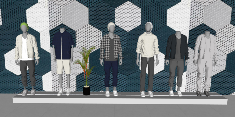 Zaawansowany manekin do stylizacji pozwala ubraniom mówić same za siebie Model 3D .c4d .max .obj .3ds .fbx .stl .blend