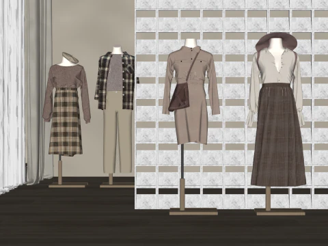 Instantly Elevate Your Style Female Mannequin for Fashion Display 3D Model