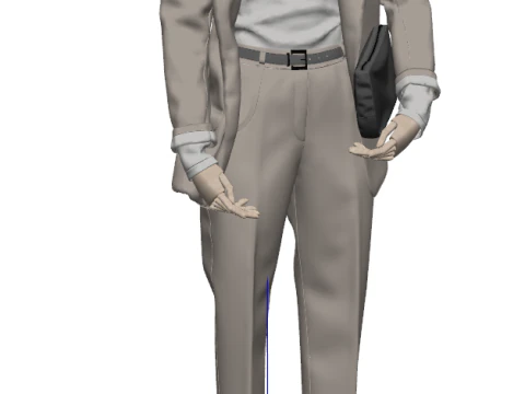 Womens clothing display SU model 3D Model