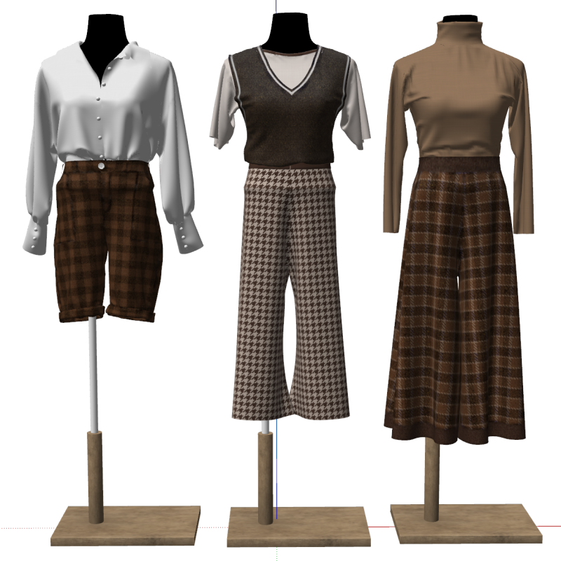 新着アイテムに欠かせない衣類ディスプレイ用の3D女性マネキン 3Dモデル .c4d .max .obj .3ds .fbx .stl .blend