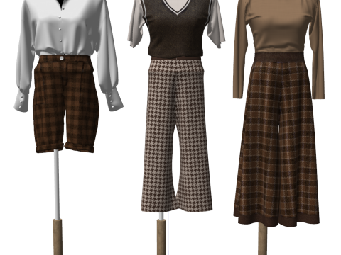 Essential for New Arrivals3D Female Mannequin for Clothing Display 3D Model