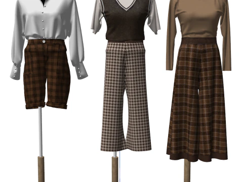 Essential for New Arrivals3D Female Mannequin for Clothing Display 3D Model