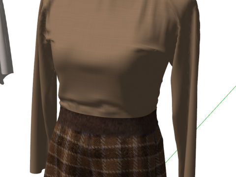 新着アイテムに欠かせない衣類ディスプレイ用の3D女性マネキン 3Dモデル