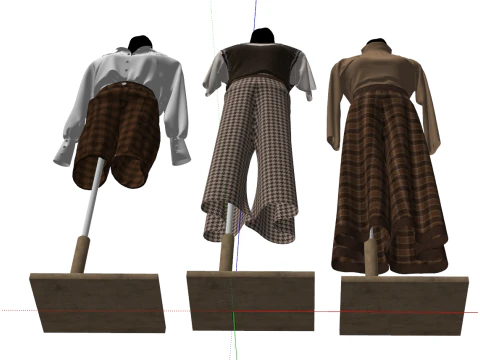Essential for New Arrivals3D Female Mannequin for Clothing Display 3D Model