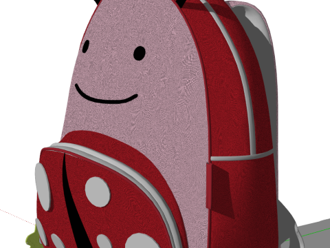 3 childrens bags 3D Model
