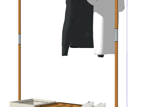 옷가게 의류 디스플레이 3D 모델