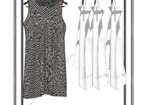 ドレスフォーム - レディースファッションブティック向け 3Dモデル