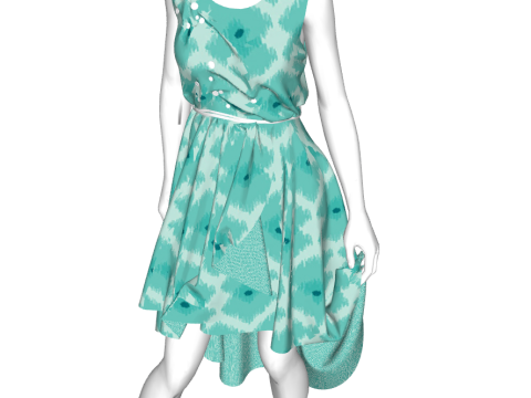 ドレスフォーム - レディースファッションブティック向け 3Dモデル