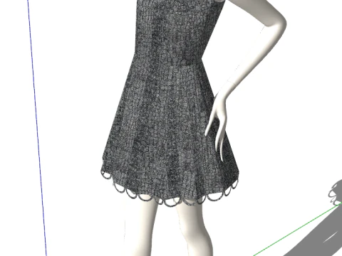 Dress Form - For Womens Fashion Boutiques 3D Model