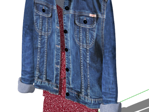 ドレスフォーム - レディースファッションブティック向け 3Dモデル