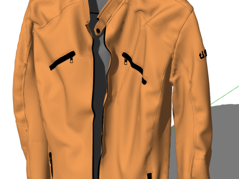 पुरुषों के कपड़े स्केचअप मॉडल संग्रह 3D मॉडल