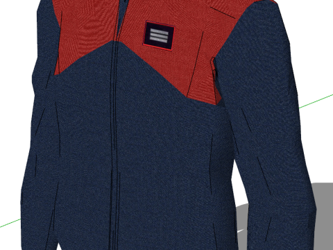 पुरुषों के कपड़े स्केचअप मॉडल संग्रह 3D मॉडल