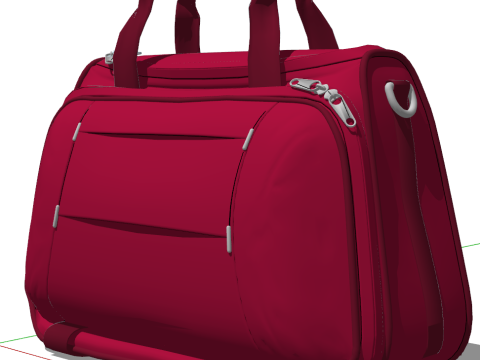 여성용 가방 및 의류 수납함 SU 모델 3D 모델