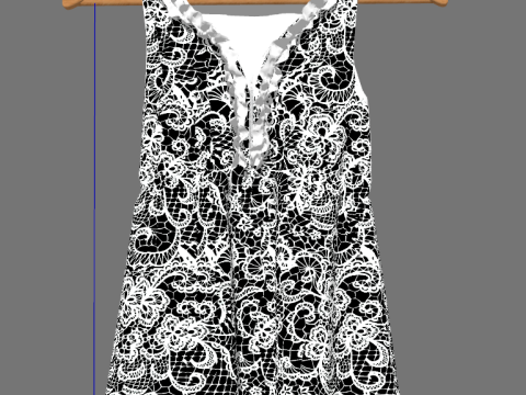 Componentes de acessórios para lojas de moda Modelo SU Modelo 3D