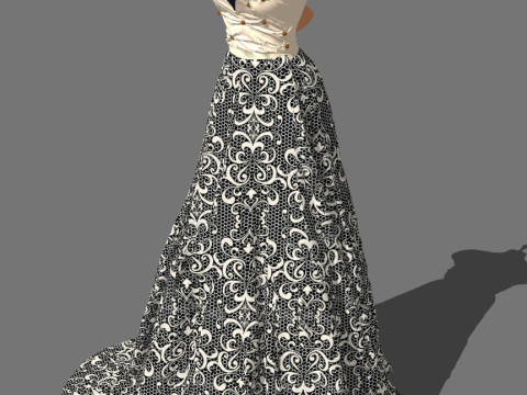 Componentes de acessórios para lojas de moda Modelo SU Modelo 3D