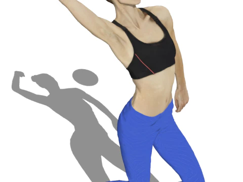 Sports SketchUp models playing basketball ice skating fitness cycling running volleyball rugby 3D Model