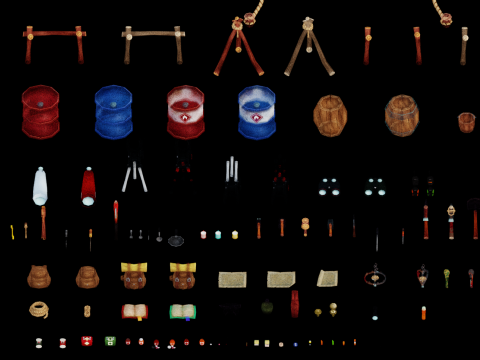 Les atouts du camping extérieur Modèle 3D